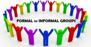 10 Diferencia entre grupos formales e informales con mesa