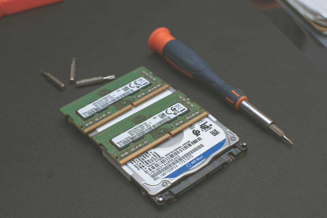 Una imagen de procesadores de microchip.