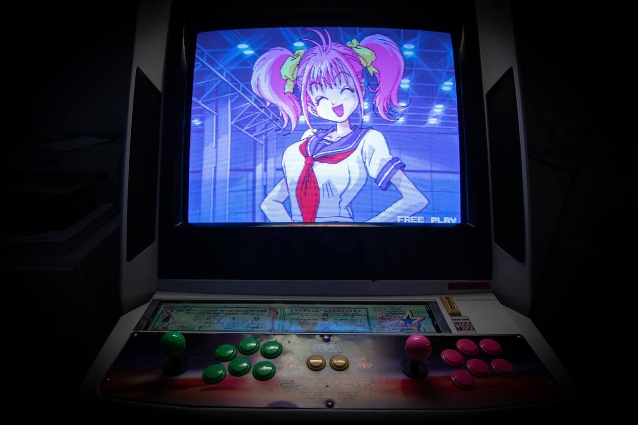 Una imagen de un juego de anime retro.