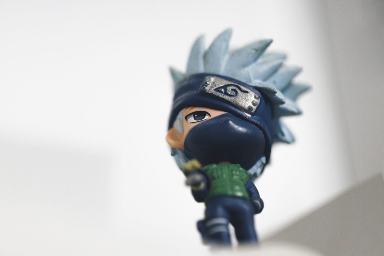 Figura de acción de Kakashi Hatake - un personaje de anime de Naruto 