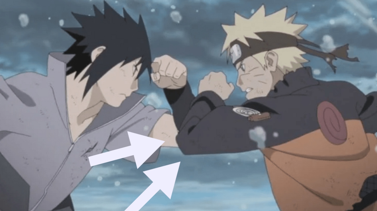 La diferencia entre ellos: todas las diferencias Sasuke y Naruto peleando entre ellos
