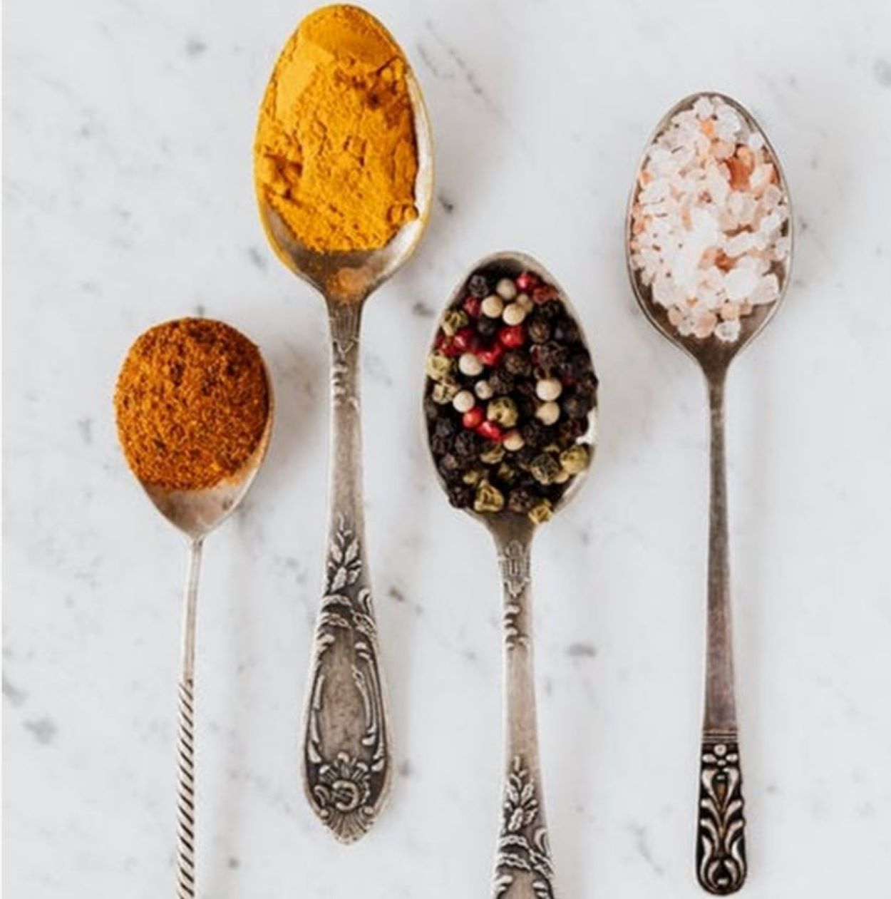 Las cucharas también se pueden utilizar para medir ingredientes.