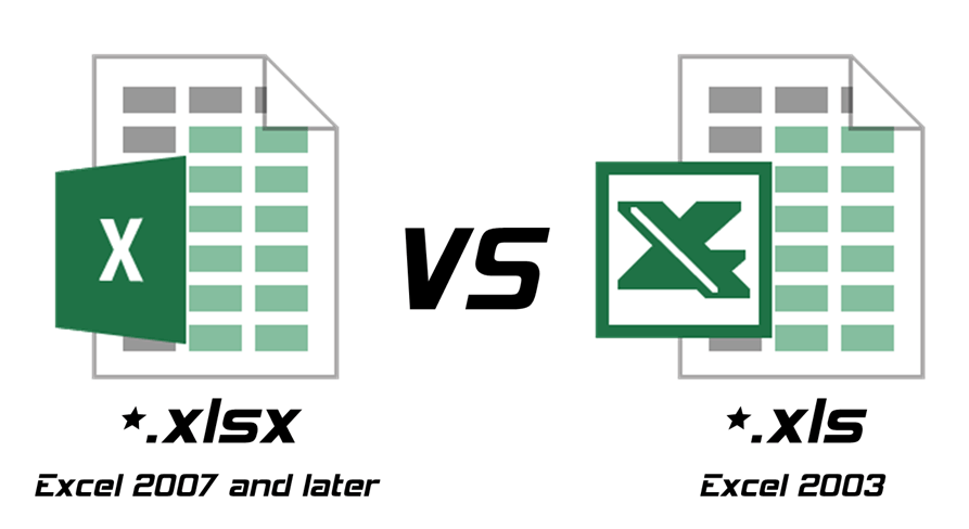 7 Diferencia principal entre XLS y XLSX con tabla de comparación