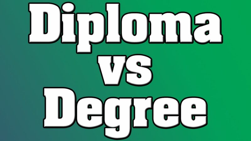 Diferencia entre grado y diploma