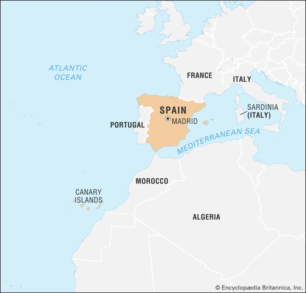 mapa de españa