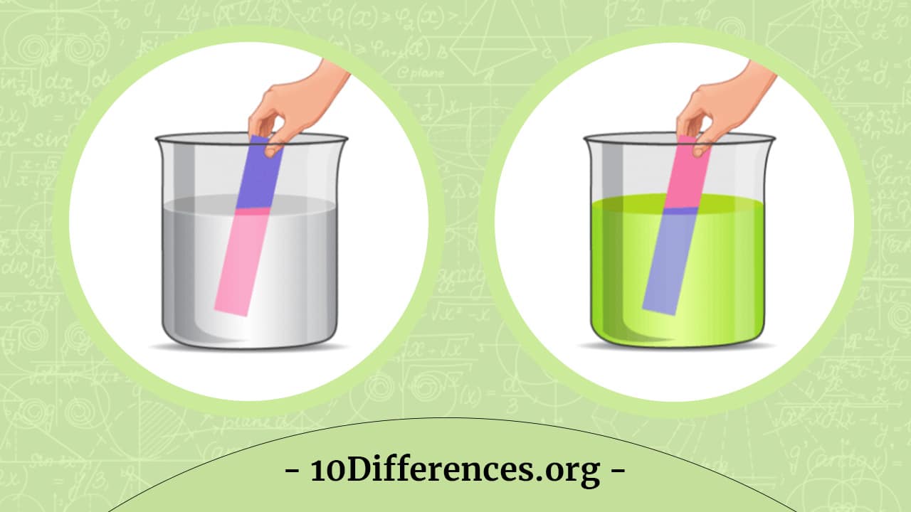 Diferencia entre ácidos y bases (con tabla)