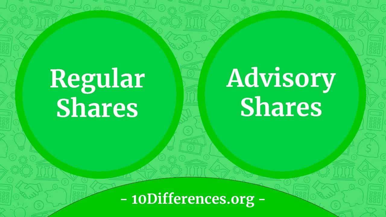 Diferencia entre acciones de asesoramiento y acciones regulares