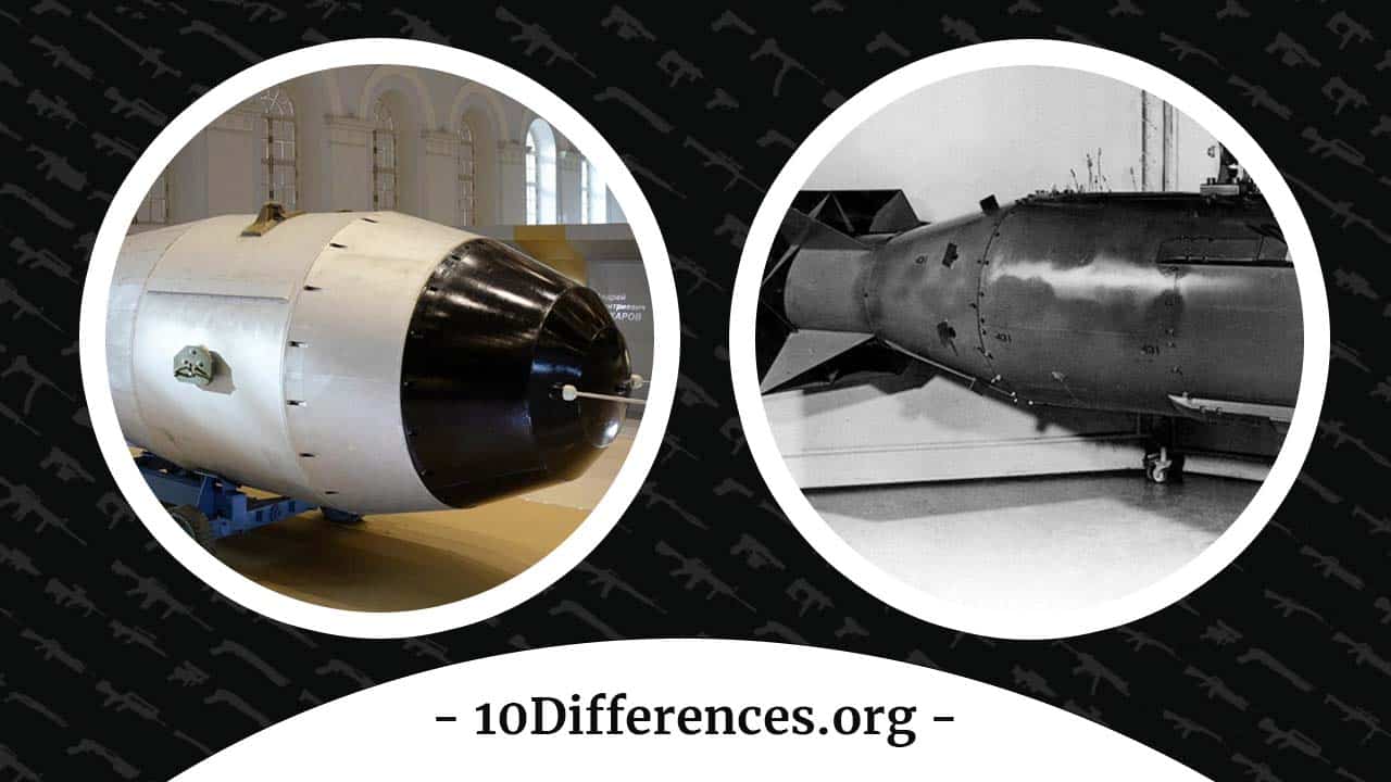 Diferencia entre bomba atómica y nuclear