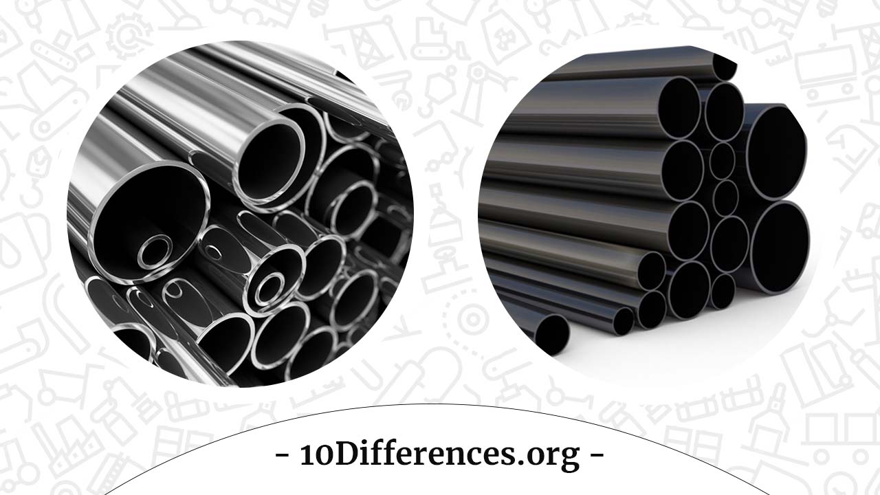 Diferencia entre acero al carbono y acero negro