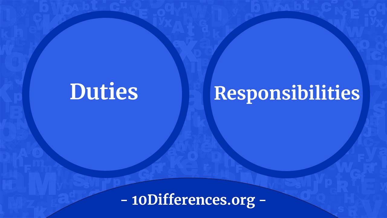 Diferencia entre deberes y responsabilidades Diferencia entre deberes y responsabilidades
