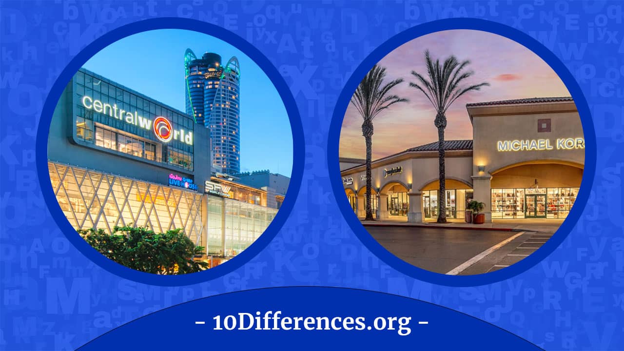 Diferencia entre centro comercial y outlet