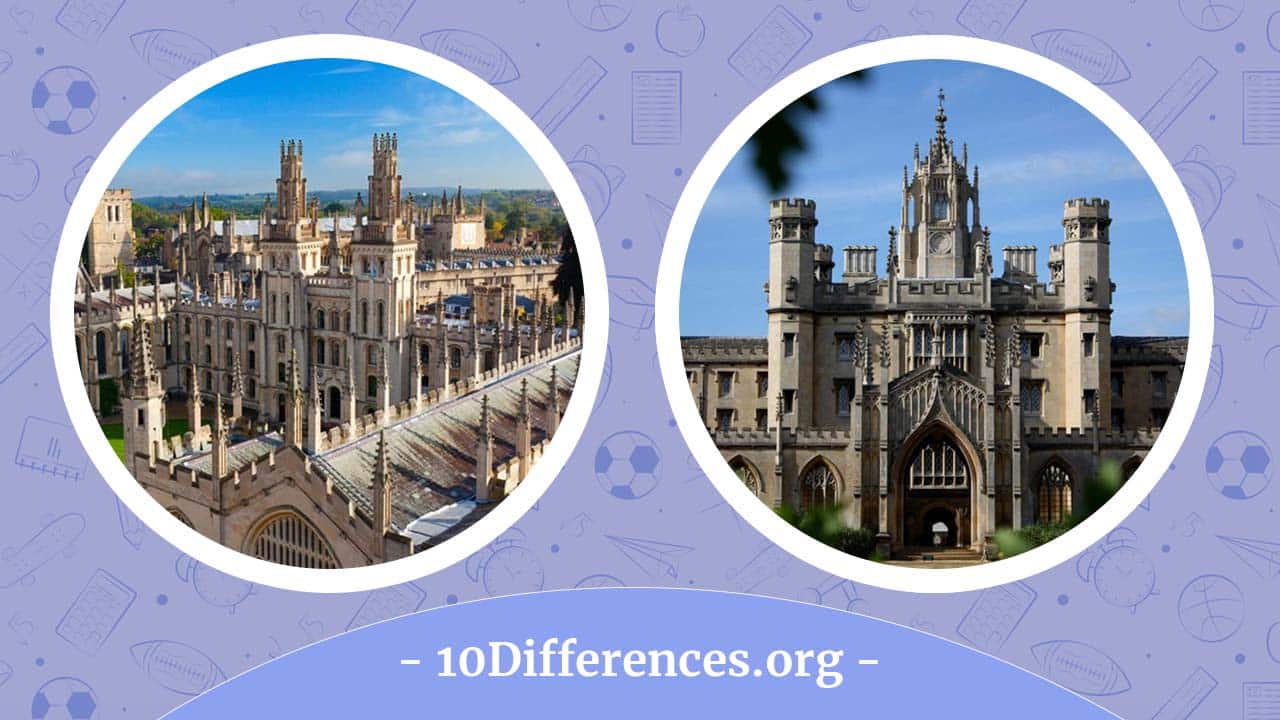 Diferencia entre Oxford y Cambridge Diferencia entre Oxford y Cambridge