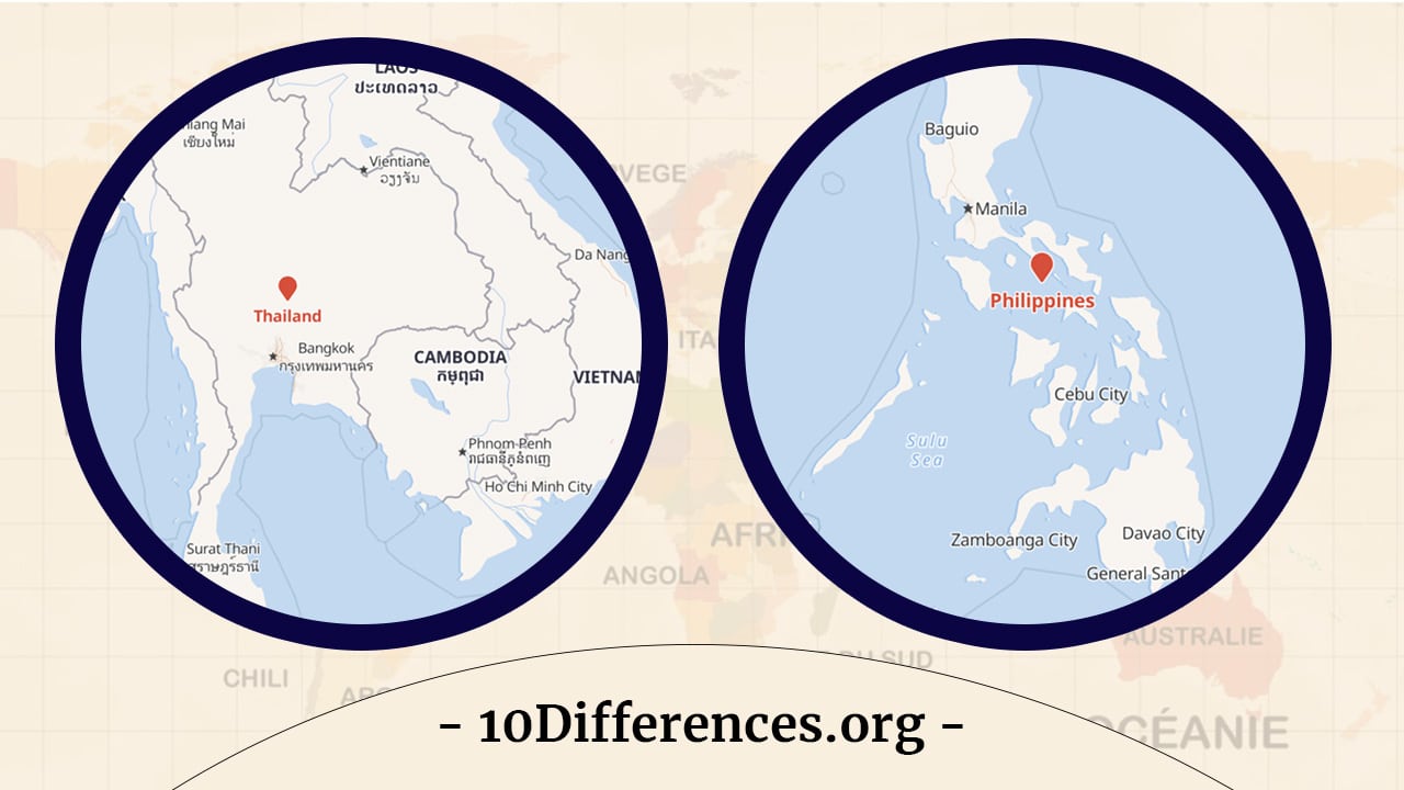Diferencia entre Tailandia y Filipinas