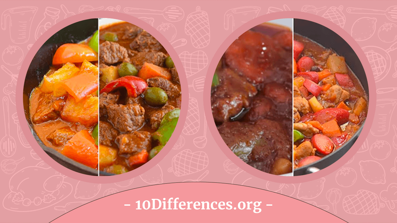 Diferencia entre afritada, mechado y kaldereta