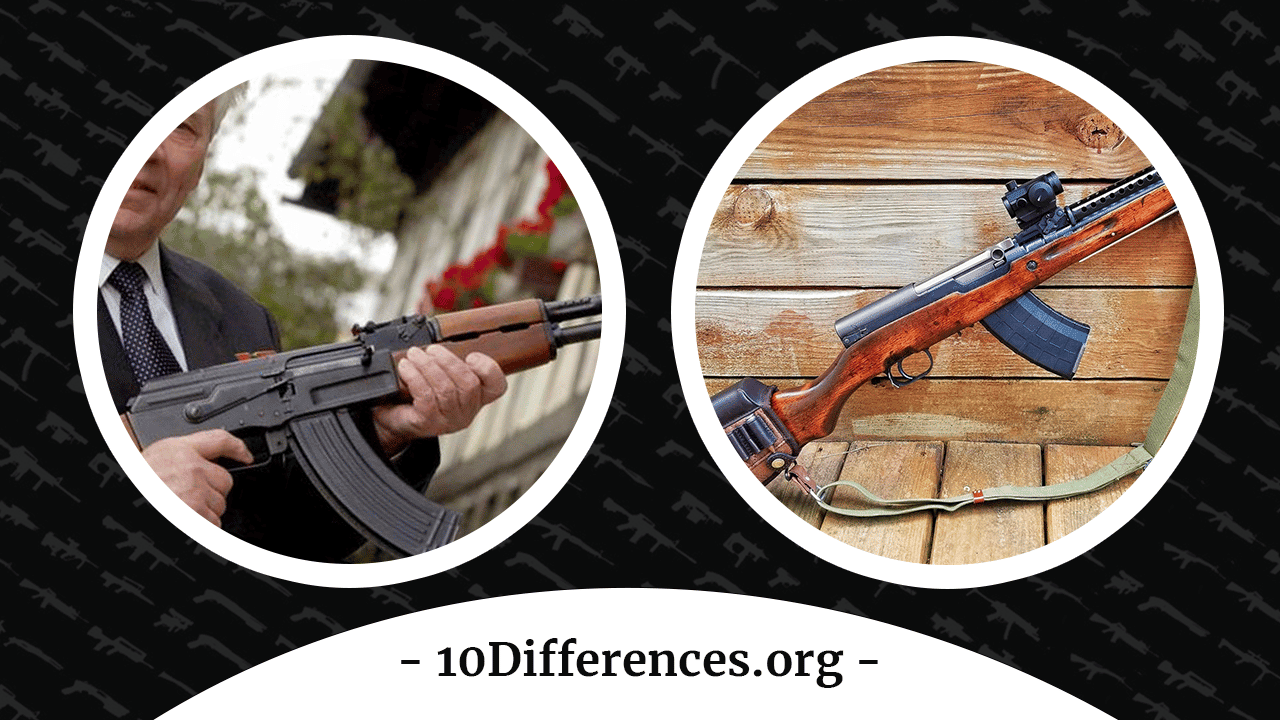 Diferencia entre SKS y AK-47 Diferencia entre SKS y AK-47