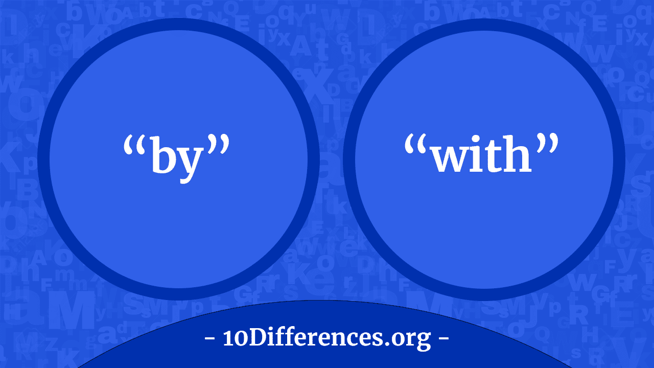 Diferencia entre 'por' y 'con' Diferencia entre 'por' y 'con'