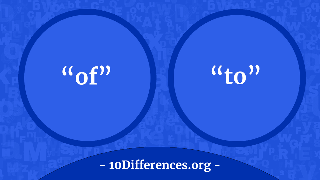 Diferencia entre 'de' y 'a' Diferencia entre 'de' y 'a'