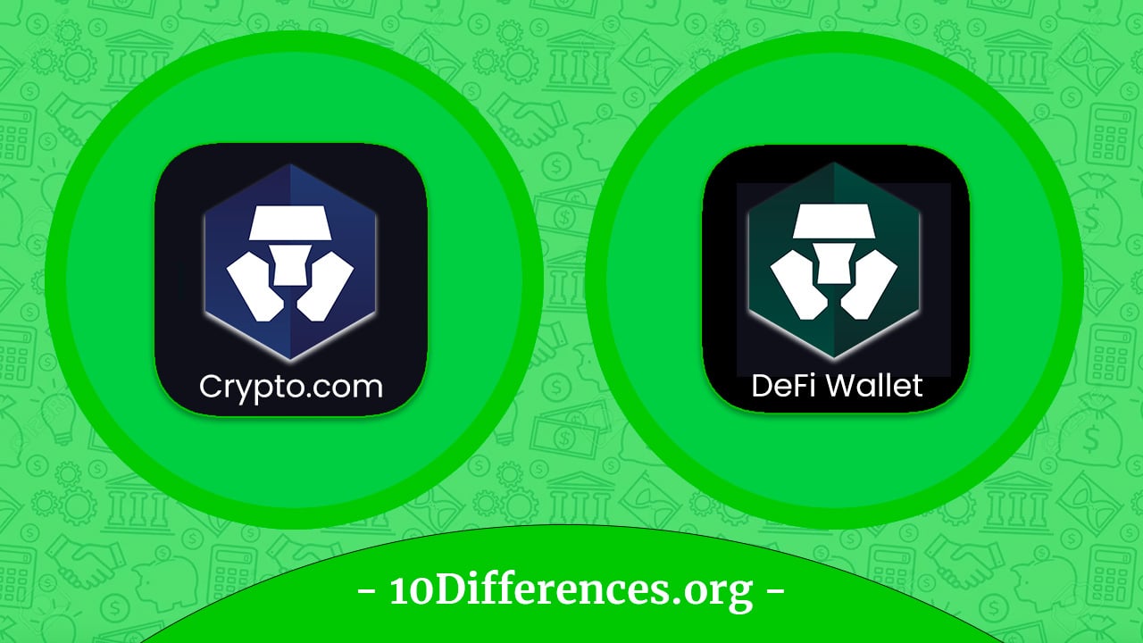 Diferencia entre Crypto.com y Crypto.com DeFi Wallet
