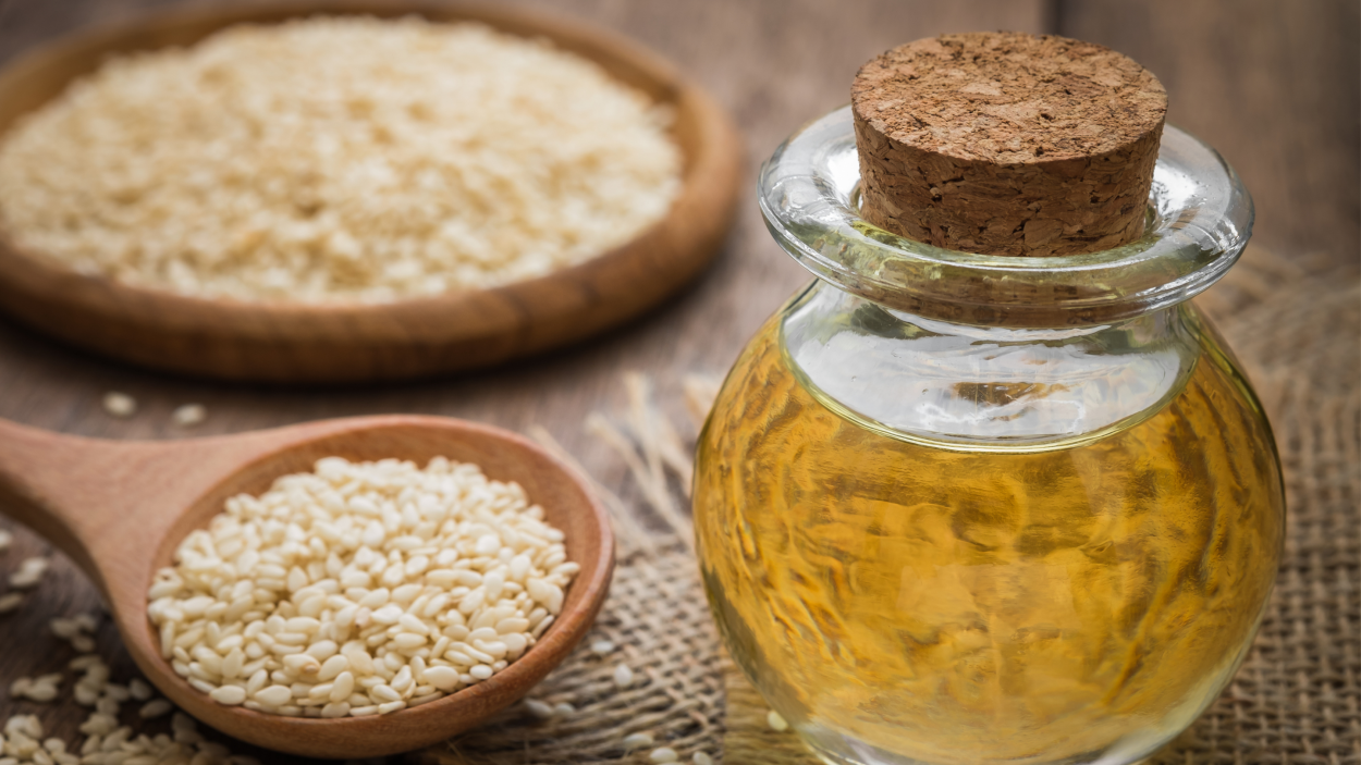 Semillas de sésamo blanco