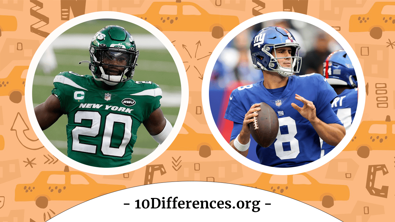 Diferencia entre NY Jets y Giants Diferencia entre NY Jets y Giants