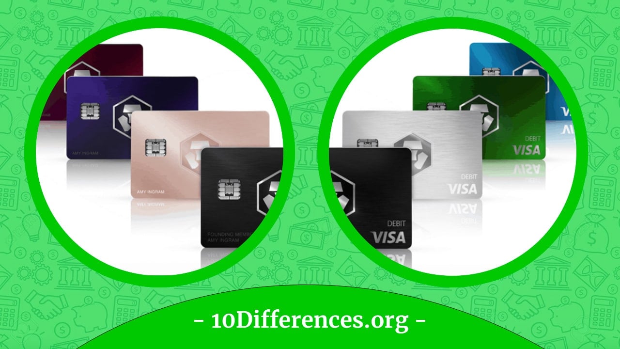 Diferencia entre tarjetas Crypto.com - 10Differences.org Diferencia entre tarjetas Crypto.com - 10Differences.org