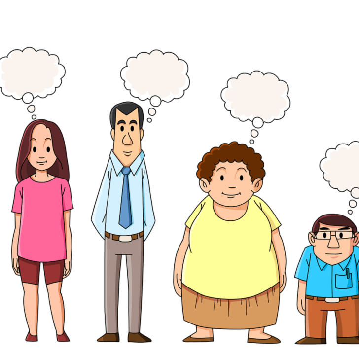 ¿Cómo se ve la diferencia de altura de 5'10 "y 5'5" (entre dos personas): todas las diferencias