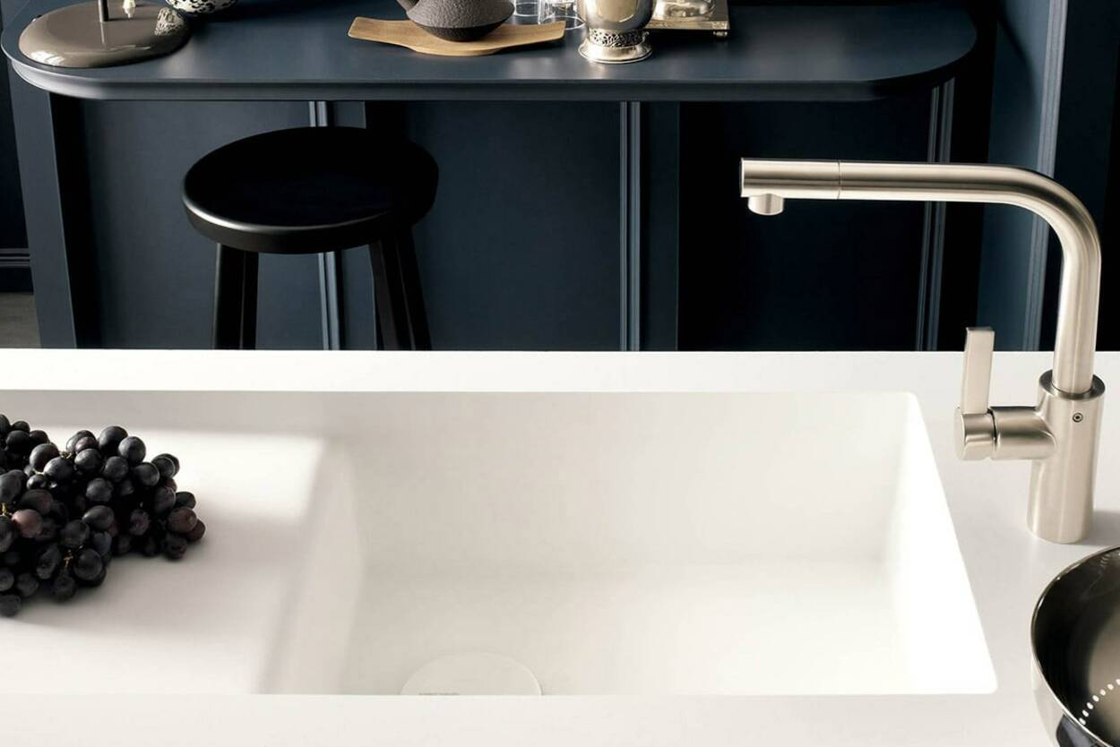 Una imagen de la encimera de cocina DuPont Corian.