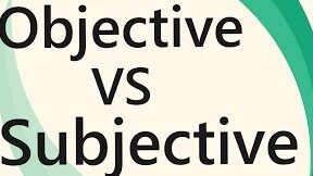 6 Diferencia entre objetivo y subjetivo con tabla 6 Diferencia entre objetivo y subjetivo con tabla
