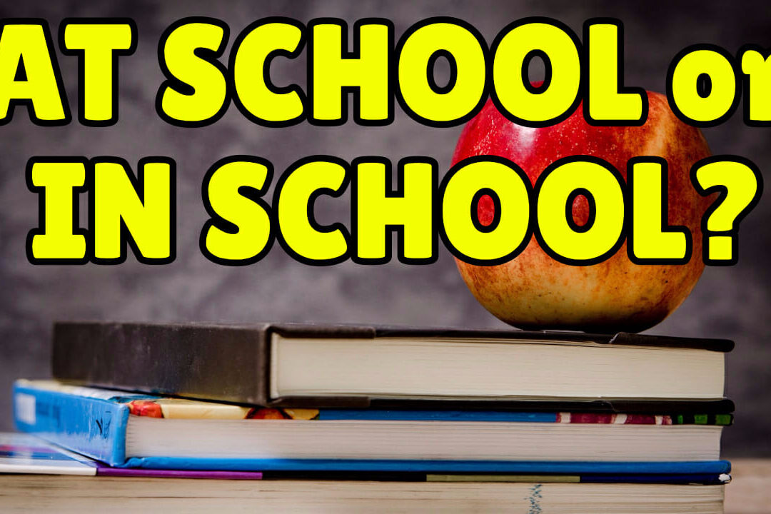 "Escuela secundaria" versus "escuela secundaria" (Gramaticalmente correcto) - Todas las diferencias