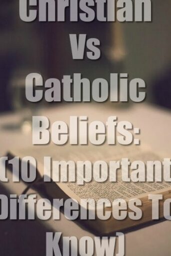 La diferencia entre el catolicismo y el cristianismo- (Contraste bien distinguido) - Todas las diferencias